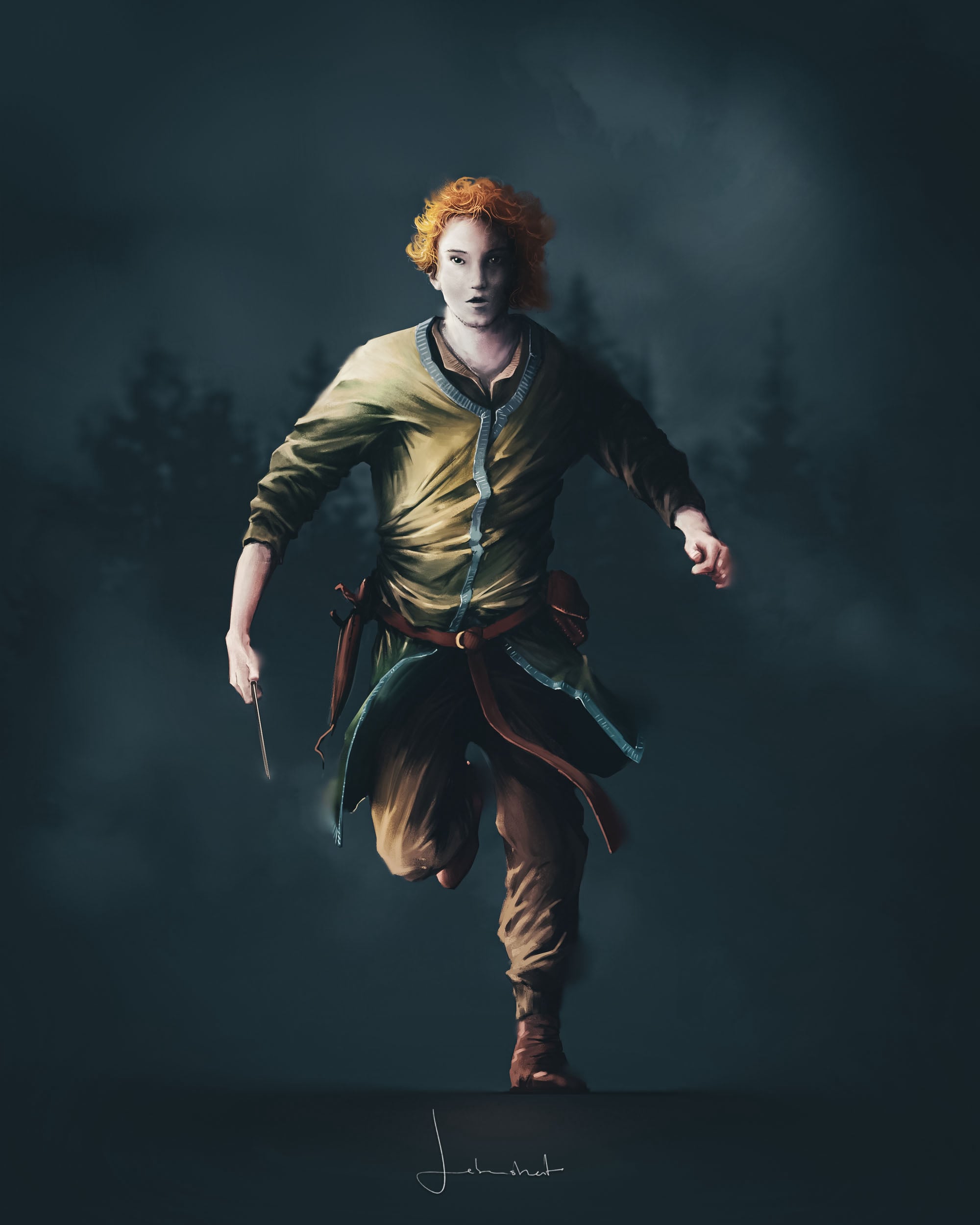 Boy Running